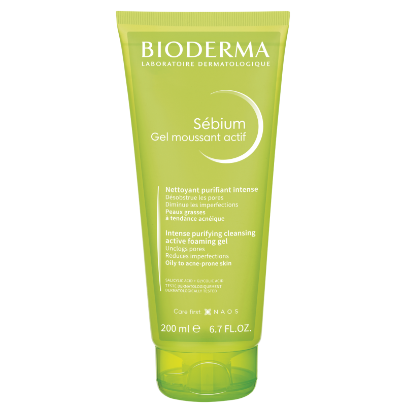 BIODERMA Sebium Gel Moussant Actif aktīvais putojošais gels 200ml