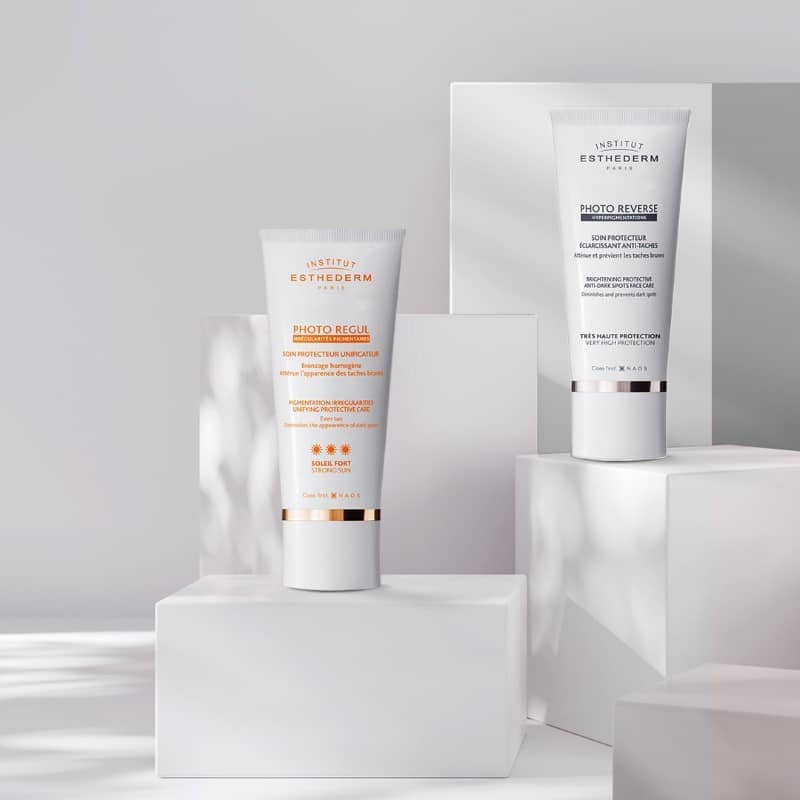 Institut Esthederm Photo Reverse ļoti augstas aizsardzības fluīds sejai ar pigmentācijas plankumiem 50 ml