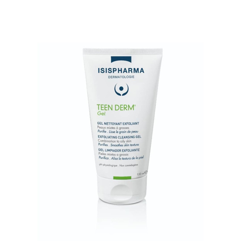 ISISPHARMA TEEN DERM Gel eksfoliējošs attīrošais gels 150ml