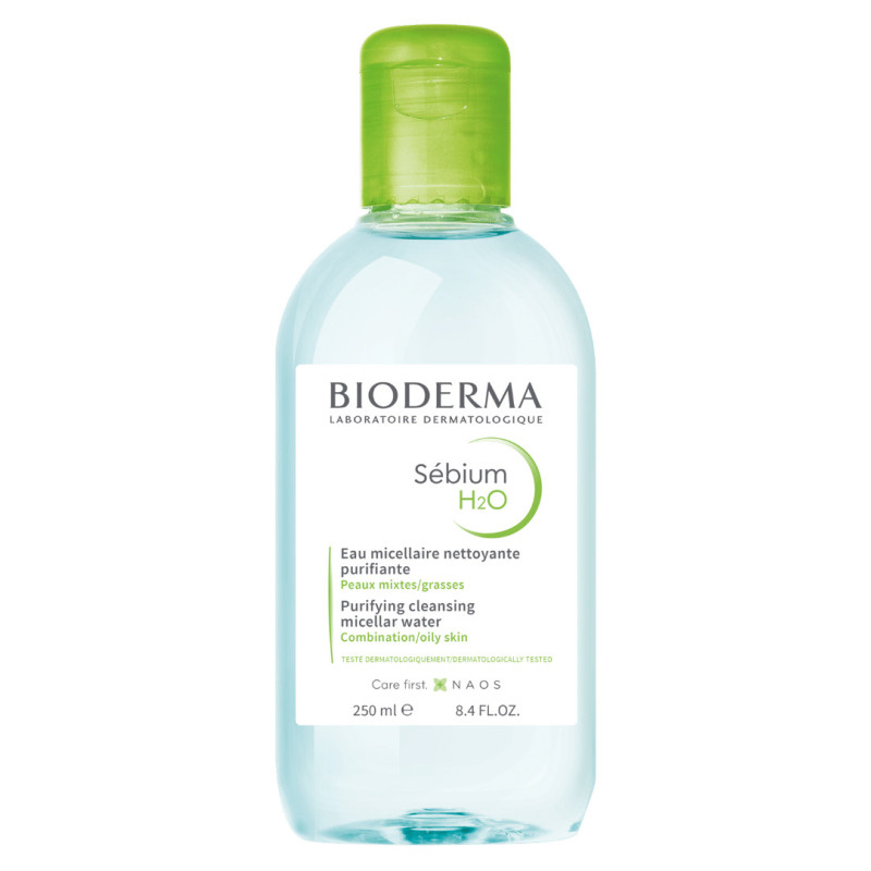 BIODERMA Sebium H2O attīrošais ūdens 250 ml