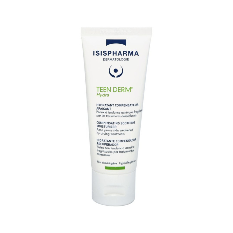 ISISPHARMA TEEN DERM Hydra mitrinātājs taukainai izsausinātai ādai 40ml