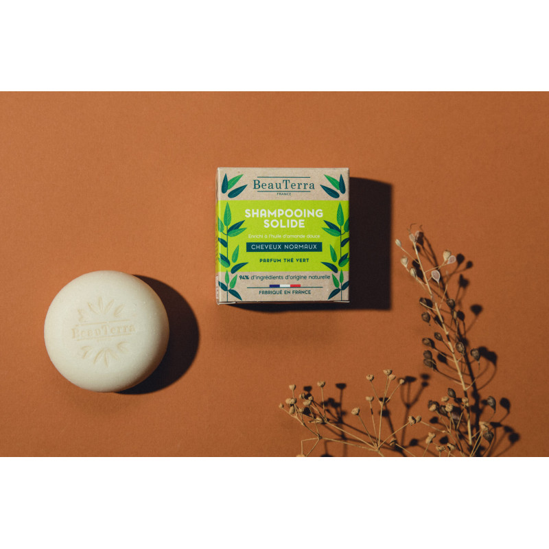 Beauterra CIETAIS ŠAMPŪNS NORMĀLIEM MATIEM ar zaļās tējas aromātu 75g
