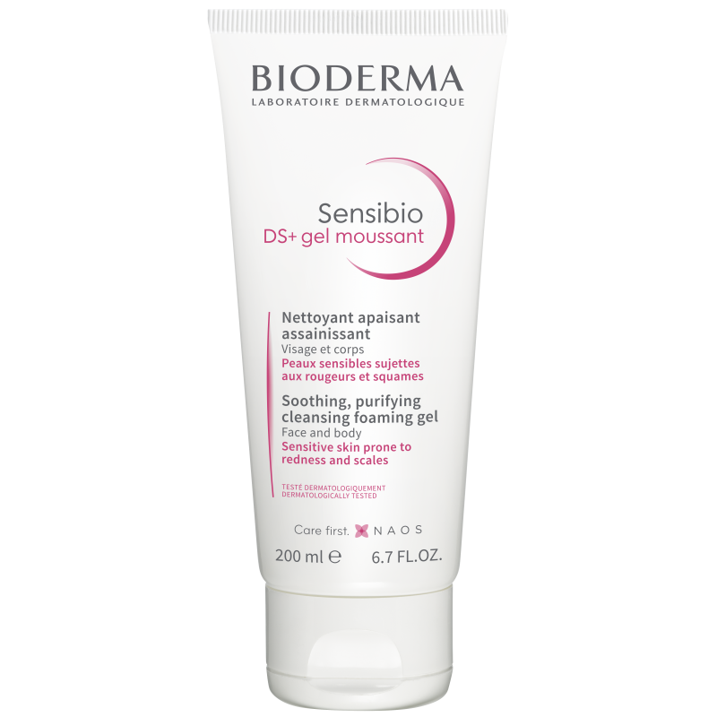 BIODERMA Sensibio DS+ putojošais gels 200 ml